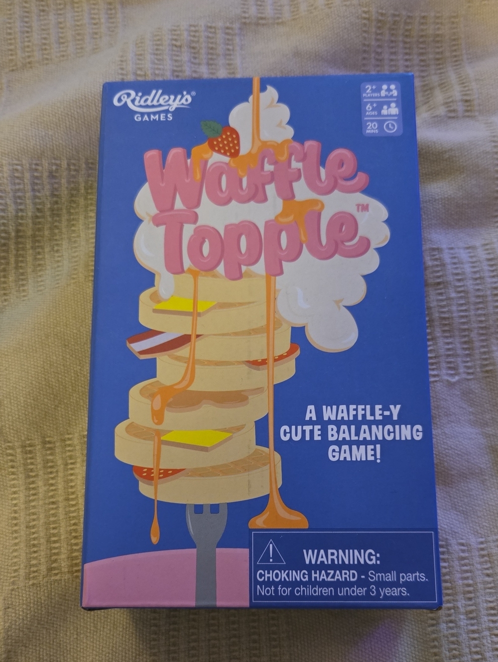 Waffle Topple Balancing Game